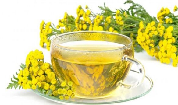Infusion based on tansy for effective removal of parasites